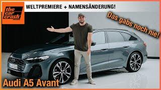 Audi A5 Avant im Test (2024) Weltpremiere + Namensänderung: Das gabs noch nie! Review | Limousine S5