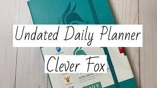 Undated Daily Planner | Clever Fox