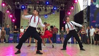 Swing dance at Midsummer Night Swing 2018