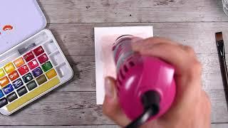 Stamping With Watercolor PAINTS! You Have Everything You Need!