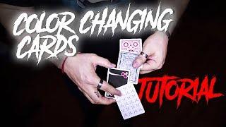 CRAZY COLOR CHANGING CARD TUTORIAL!