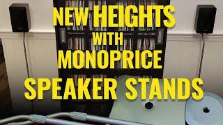 Monoprice Adjustable Speaker Stands #3021 (Assemble & Review)