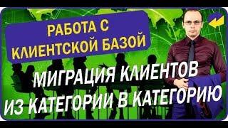 Работа с клиентской базой.Миграция клиентов из категории в категорию. Дмитрий Лукьянов