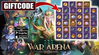 War 3 Arena & All 12 Giftcodes - How to Redeem Code | War 3 Arena 12 Codes