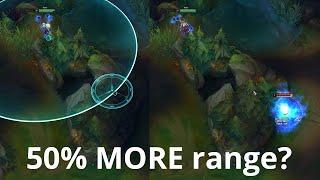 Trick to get 50% MORE Syndra W range! #Shorts