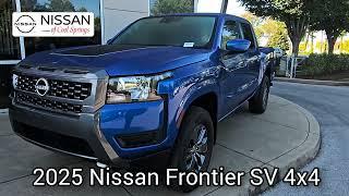 The 2025 Nissan Frontier in a new color!! | Nissan of Cool Springs