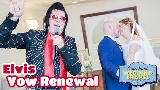 Adam & Vanina's Elvis Vow Renewal in Las Vegas | Graceland Chapel