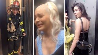 Kylie Jenner Gets Trapped in Elevator With Kendall Jenner | Full Video