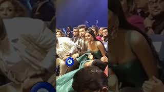 tejran Award  tejasswi prakash karan Kundra sweet romantic moments | hath me hath tera