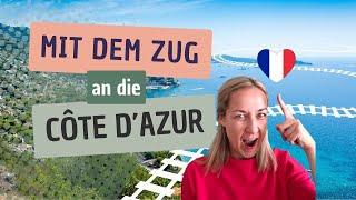 🩵  Mit dem Zug an die Côte d'Azur - Frühlingsreise nach Nizza!