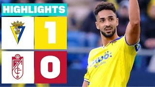 CÁDIZ CF 1 - 0 GRANADA CF I HIGHLIGHTS LALIGA HYPERMOTION