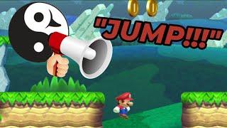 Can I beat a Mario Maker level with ONLY my voice?