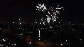 Drone Vlucht - Almere Stad Vuurwerk - December 2015