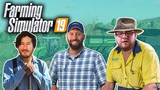 wHAt Is FaRmInG?! | Farming Sim 19 w/Mark and Wade