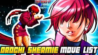 OROCHI SHERMIE MOVE LIST - The King of Fighters 2002 Unlimited Match (KOF2002)