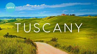 Scenic Relaxation | ITALY: Flying Over TUSCANY | 4K Long Scenic Relaxation Film with Calming Music