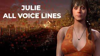 Texas Chain Saw Massacre Game - Julie All Voice Lines