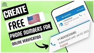 How To Create Free USA Phone Number For Online Verification 2023 - Free USA Phone Number