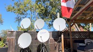 A Tour of My FTA Satellite Dish Collection