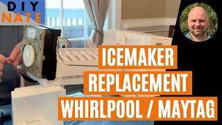 How to Replace Your Icemaker (Maytag / Whirlpool W10882923 Replacement): Full Steps! - by DIYNate