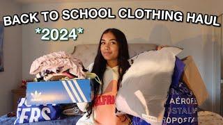 HUGE BACK TO SCHOOL SHOPPING/CLOTHING HAUL 2024 (JUNIOR YEAR) ft. AELFRICEDEN