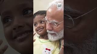 PM Modi’s heartfelt connection with kid in Kerala’s Wayanad