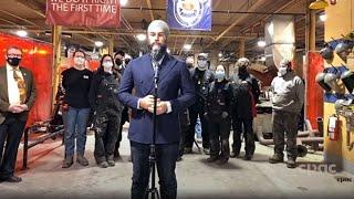 NDP Leader Jagmeet Singh on Russian invasion of Ukraine – February 24, 2022