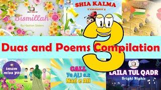 DUAS & POEMS COMPILATION 3 |SHIA KIDS TV| 3 YEARS