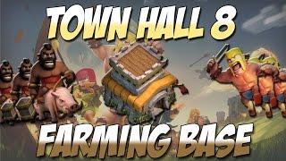 Clash of Clans - Best TH8 Farming Base Speed Build