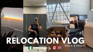 RELOCATION VLOG: leaving GHANA & my APARTMENT, pack with me | hair, nails, we MOVINGG! AIRLINE RANT!