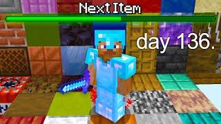 I Spent 200 Days in RANDOM ITEM Minecraft