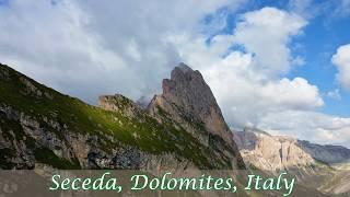 Seceda Dolomites, Italy: Stunning Drone Views of Nature's Masterpiece