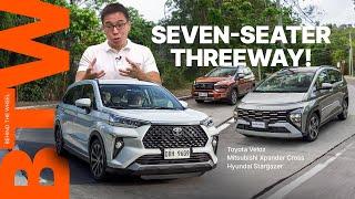 2024 Hyundai Stargazer X vs Mitsubishi Xpander Cross vs Toyota Veloz —Which MPV? | AutoDeal Comparo