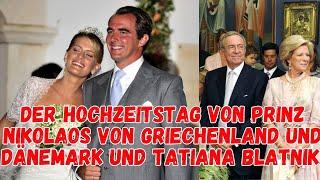 der Hochzeitstag von Prinz Nikolaos von Griechenland und Dänemark und Tatiana Blatnik.