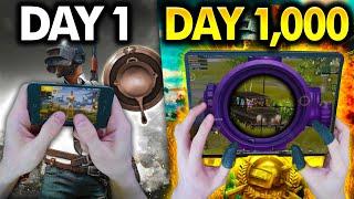 My 1,000 Day PUBG MOBILE Progression (Season 1 to 16)