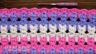 HOW to CROCHET CAT STITCH - Quick Easy and Cute Pattern by Naztazia