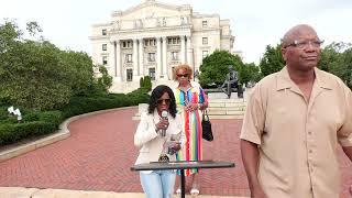 Kamala Harris rally in Newark nj  present by Rev Zechariah a Jackson