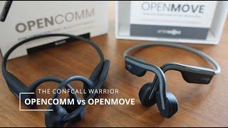 AfterShokz OpenComm vs OpenMove with MIC TEST!