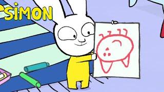 I have drawn a cat! | Simon | Full episodes Compilation 30min S2 | Cartoons for Kids