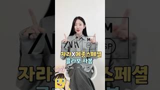 ZARA자라 가을 신상! 메종 스페셜 콜라보 하울! 이쁘다