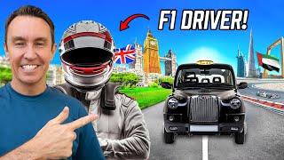 I DROVE ACROSS THE WORLD TO TAKE A F1 DRIVER TO WORK