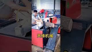 Pneumatic wood cutting saw #wood processing plant#bring #wood  Operation Video of Wood Saw ®