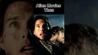 Alien Movies Then Vs. Now #waroftheworlds #independenceday