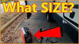 What size generator do I need for my RV Travel Trailer | Harbor Freight Predator generator