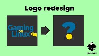 Logo redesign of gaming on linux with Inkscape. | Graphic Design | Manjaro XFCE Linux | Sab GFX