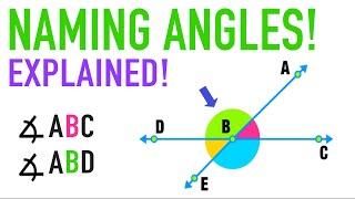 Angle Properties: Naming Angles with Letters Explained!