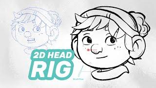 Have you tried rigging a head? This Moho test by Kamil Murzyn is full of cool ideas