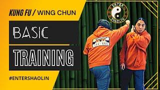 Basic Wing Chun Training | Defense Against A Straight Punch | Martial Arts