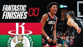 Final 5:44 CRAZY ENDING Celtics vs Rockets  | January 27, 2025