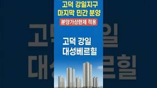 고덕 강일지구 마지막 민간 분양! 고덕 강일 대성베르힐’ 5월 분양